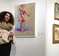 Helena Maizlin in Art Expo in Toronto